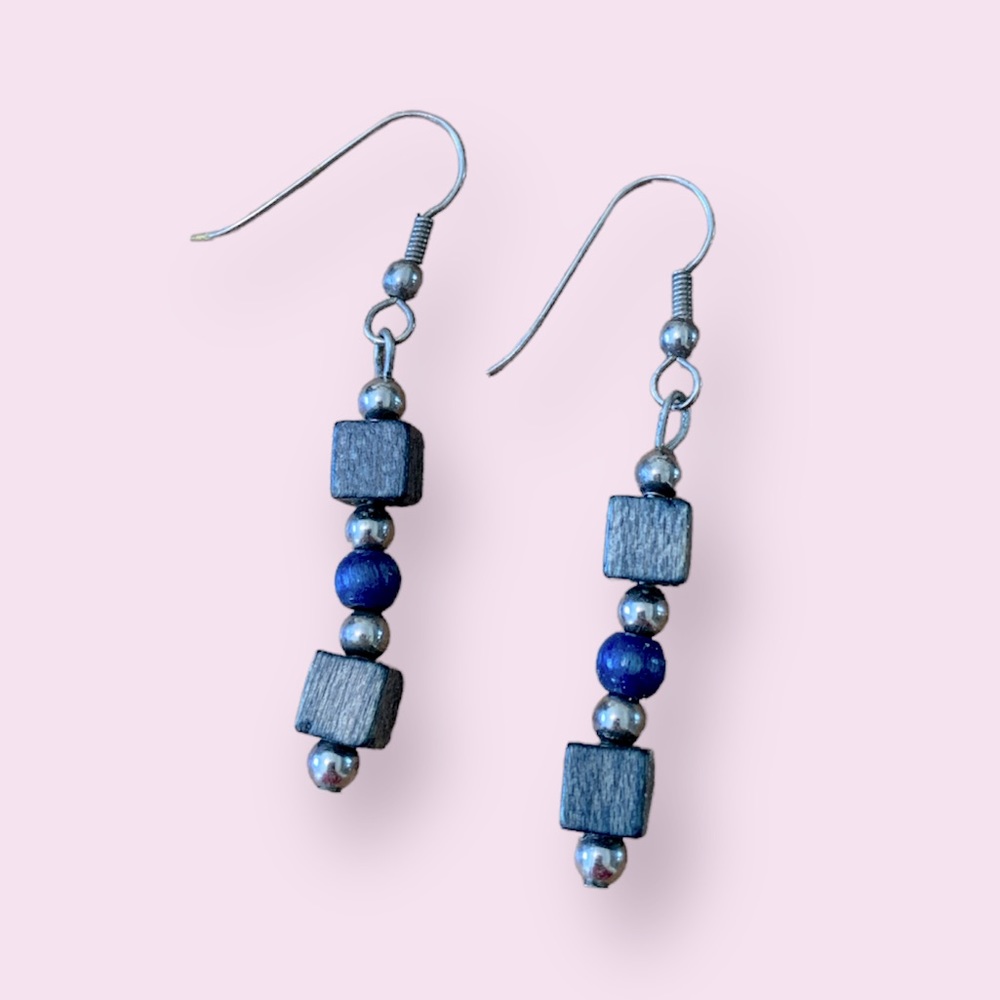 Geometric Stack Earrings - image 1